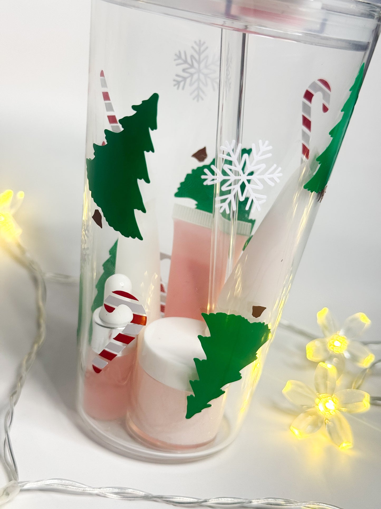 Verre de noël garnie