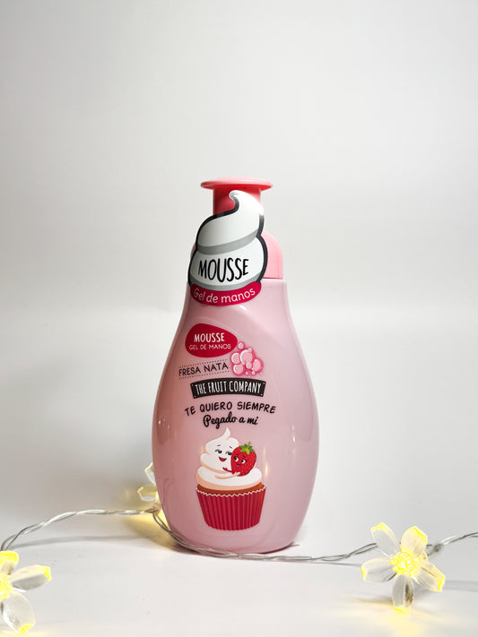 Savon pour les mains fraise crème